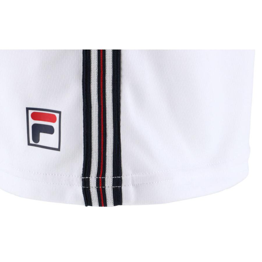 FILA（フィラ） ショートパンツ VL7504 01 ホワイト レディース テニス