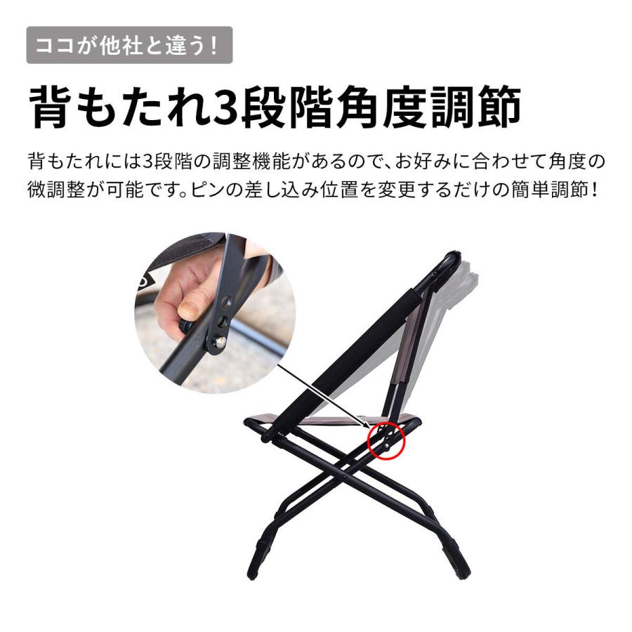 QUICKCAMP（クイックキャンプ） 2WAY チェア QC-2WC55 ハイチェア