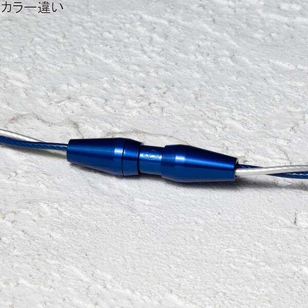 ファイテン phiten RAKUWAネックレス EXTREME ワイヤートルネード ライトブルー/ネイビー 健康アクセサリー ラクワ 樹脂コーティング仕上げ 軽量 こり改善の画像