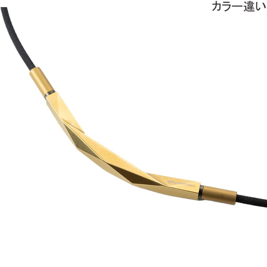 ファイテン phiten RAKUWAネックレス ダイヤモンドカット シルバー 健康アクセサリー ラクワ メタックス採用 高級感 ワンタッチ着脱 こり改善 血行改善の画像