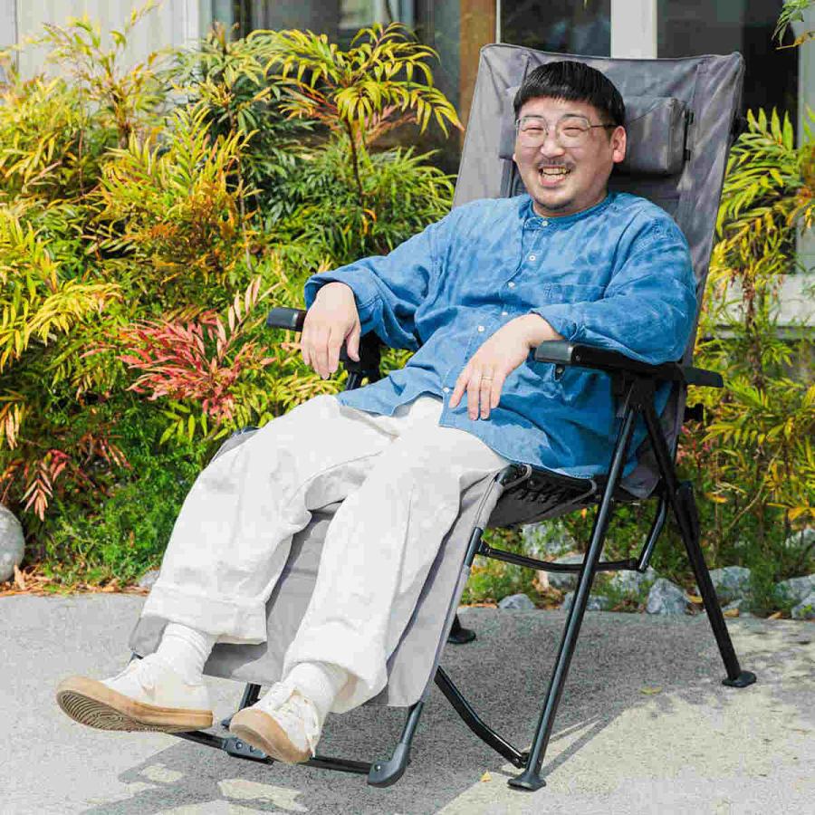 kr18000 90サイズ QUICKCAMP（クイックキャンプ） リクライニングチェア QC-RC120