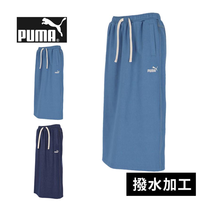 PUMA（プーマ） PUMA CORE HERITAGE デニム ライク ニット スカート
