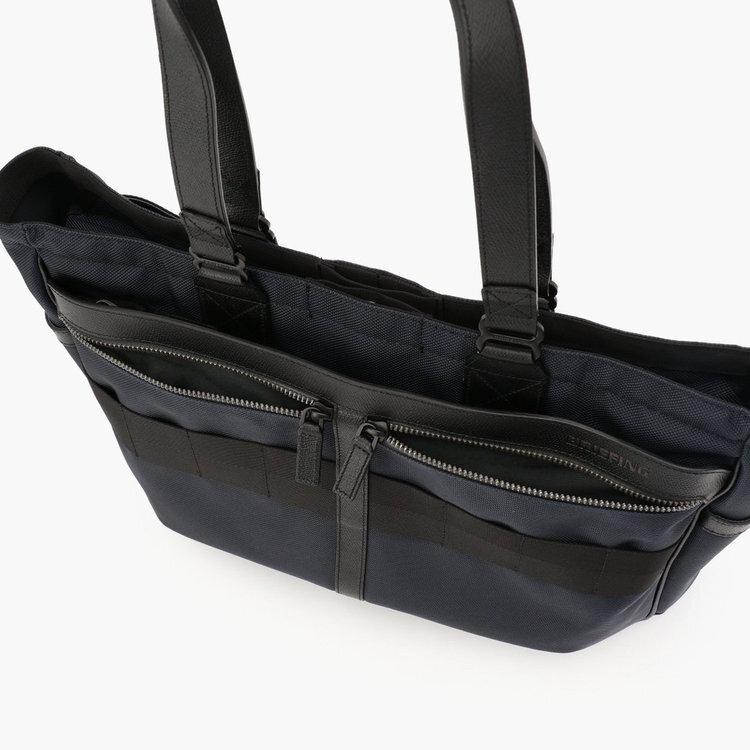 ブリーフィング BRIEFING FUSION SQ TOTE HD BRA203T05 通勤アイテム ビジネスバッグ 通勤バッグ 通学バッグ 横型トート 異素材コンビネーション 書類入れの画像