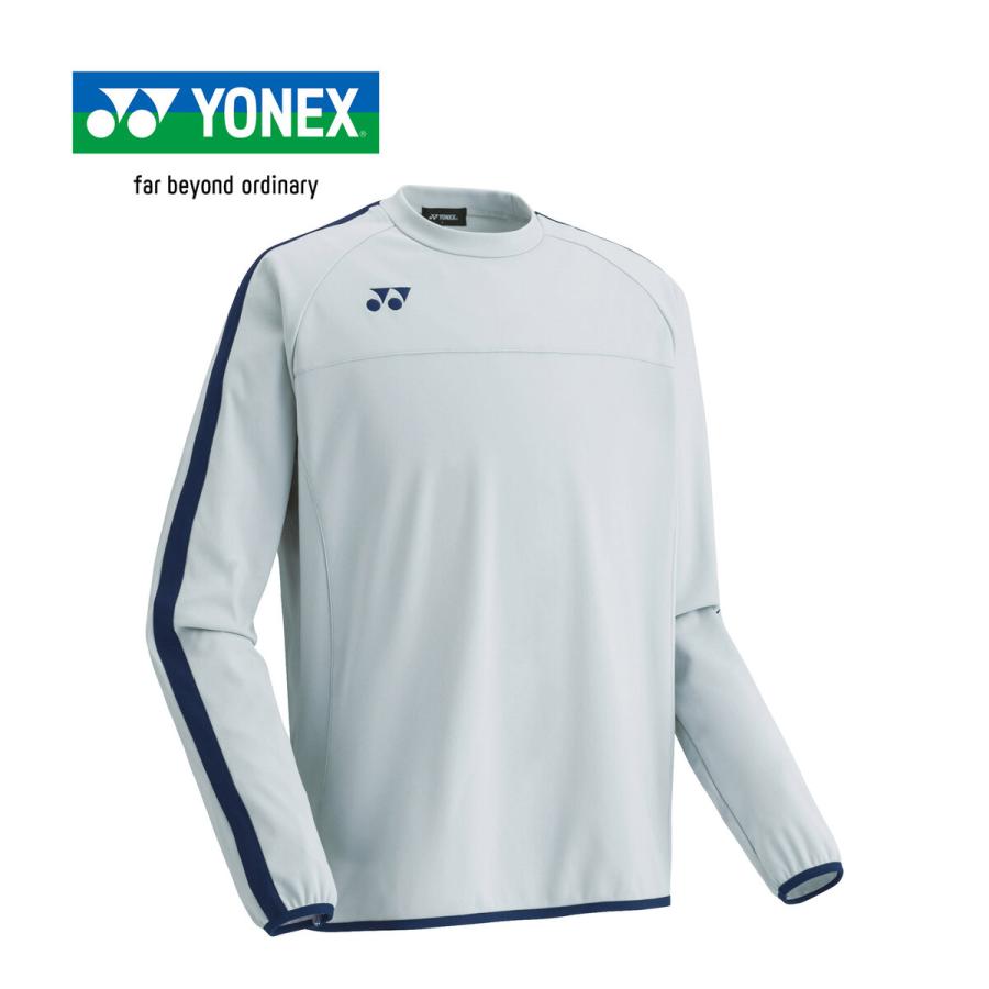 YONEX（ヨネックス） トレーニングトップ FW5006 017 シルバー メンズ