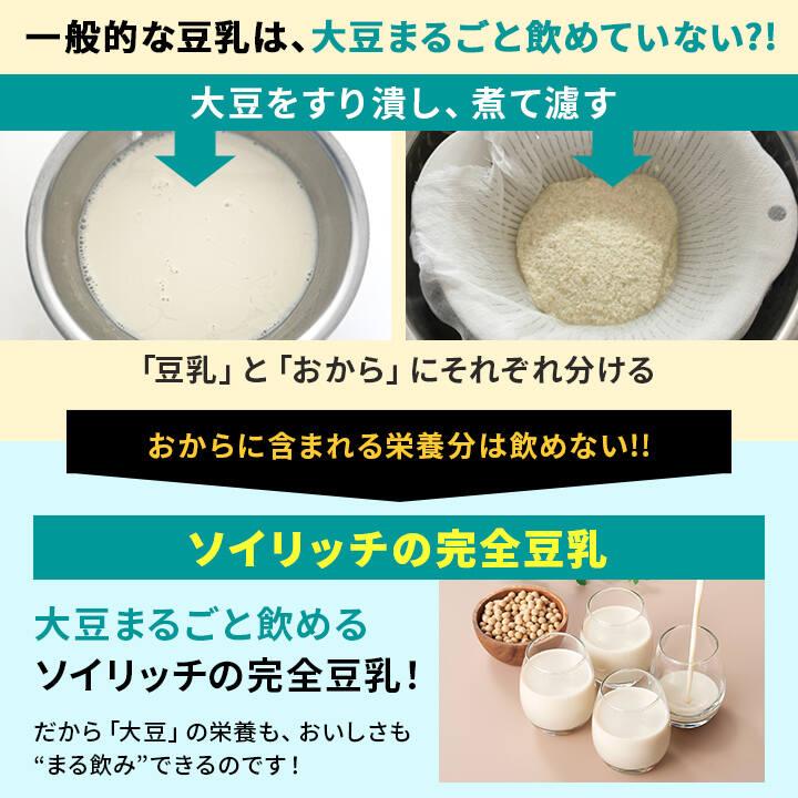 ショップジャパン（Shop Japan） ソイリッチ SOY-WS01 ホワイト 調理