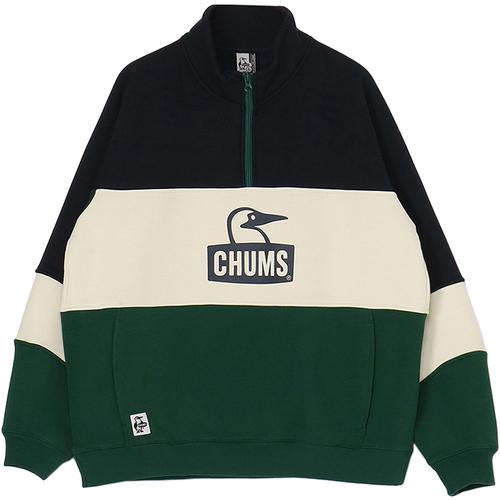 CHUMS チャムス マイトン パネル ハーフ ジップ トップ CH00-1461 