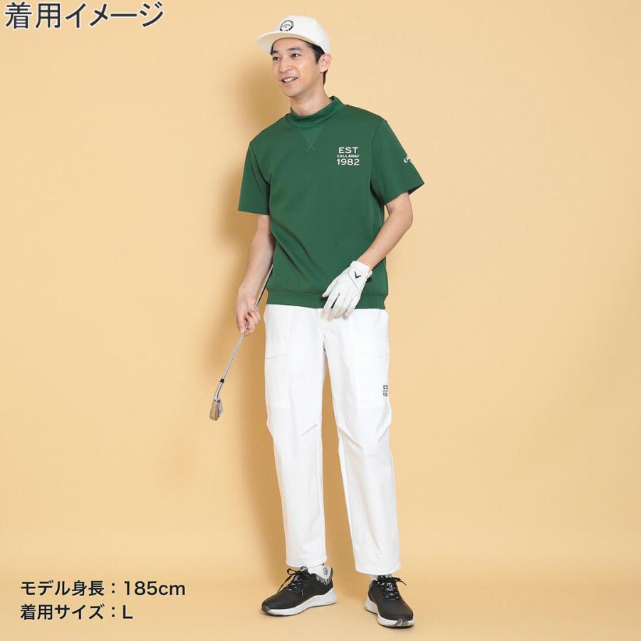 値下げ！キャロウェイ　Callaway 半袖スウェット Callaway キャロウェイアパレル Apparel ハーフゲージ半袖モック