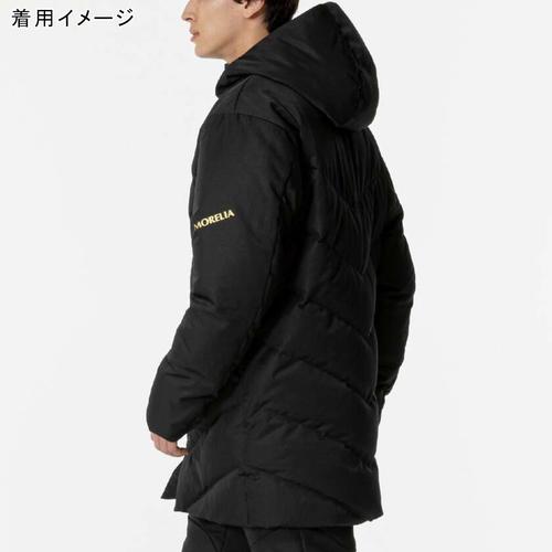モレリアダウンハーフコート　ほぼ未使用 MIZUNO ミズノ MORELIA ダウンハーフコート(ブラック) P2MEB50209