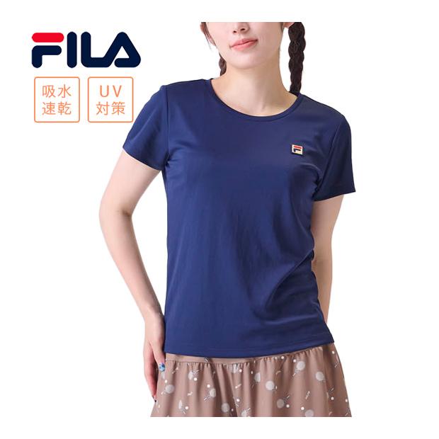FILA（フィラ） バックプリント バックホールメッシュ Tシャツ VL2953