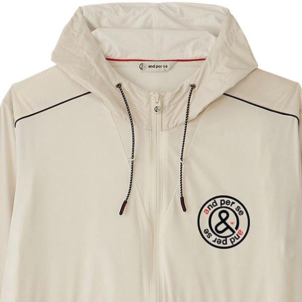 and per se（アンパスィ） バックウォームフーディーブルゾン