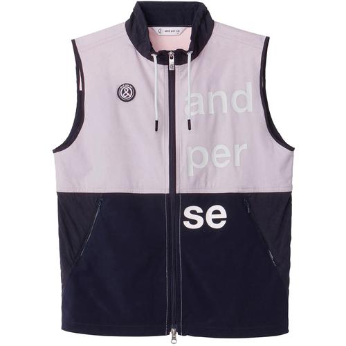 and per se（アンパスィ） バックウォームベスト AFF1003G1 レディース