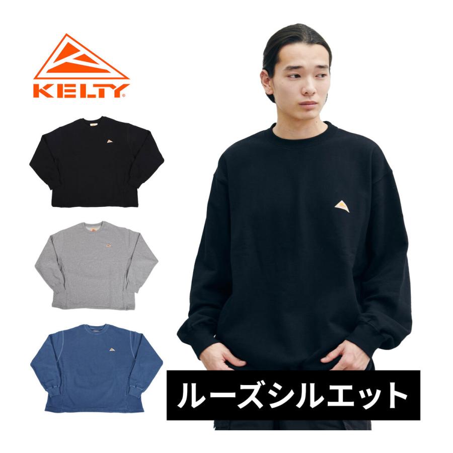 KELTY（ケルティ） ワンポイントロゴ クルー ネック スウェット