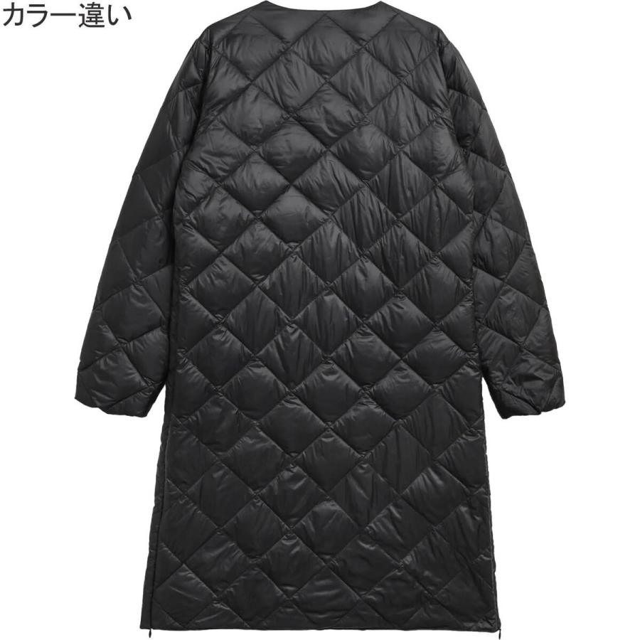 TAION（タイオン） シティ クルーネック ロングダウンコート TAION