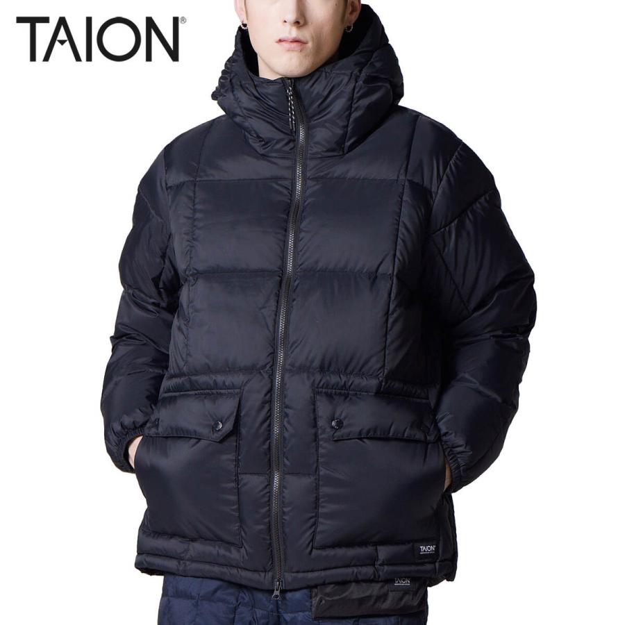 TAION（タイオン） マウンテン パッカブル ボリューム ダウンパーカー