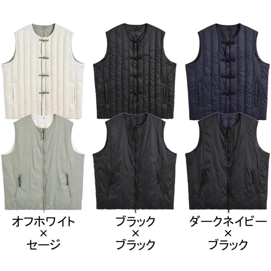TAION（タイオン） ジャパンスペシャル チャイナボタン ダウンベスト