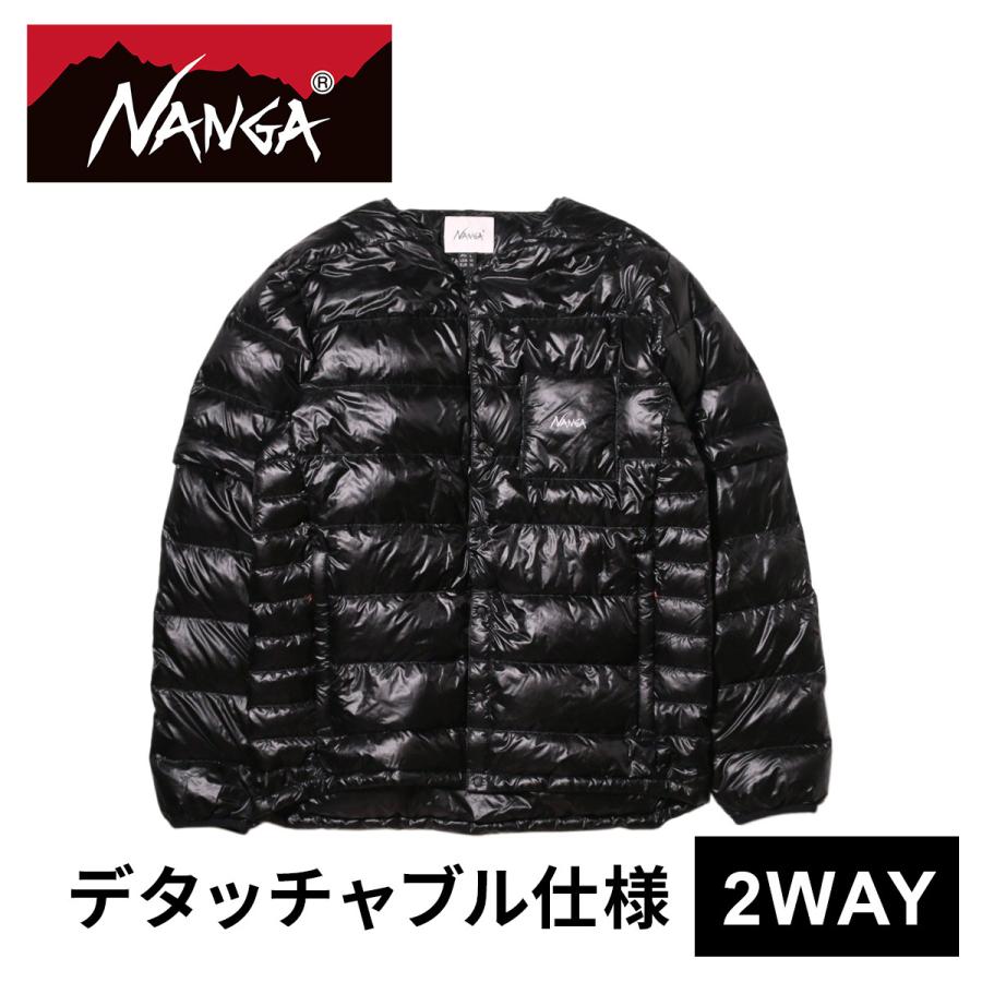 良品　ナンガ NANGA インナーダウン　 デタッチャブルスリーブカーディガン NANGA（ナンガ） インナーダウンカーディガンデタッチャブルスリーブ