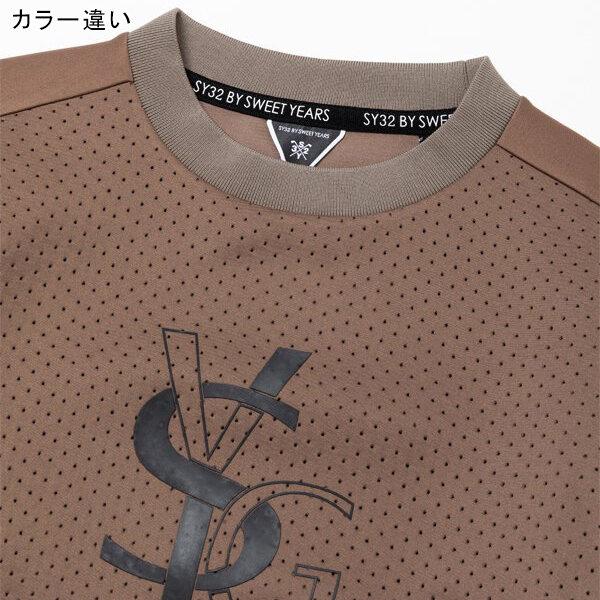SY32／ゴルフ】パンチング クルーネック スウェット ウェア (XL) SY32