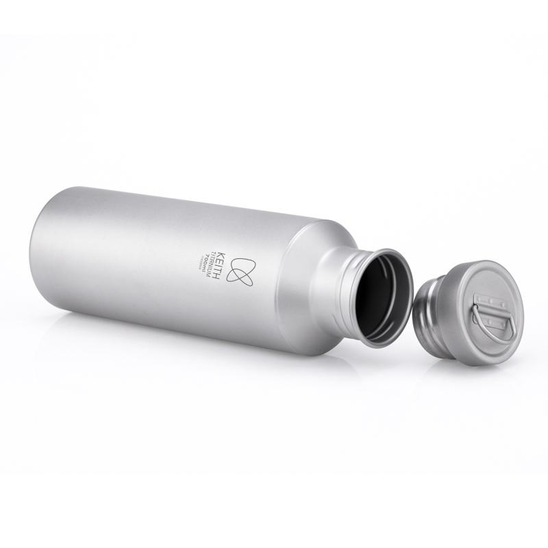 Keith Titanium キース 純チタンボトル 700ml カバー付き 純チタン