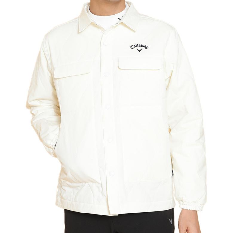 Callaway キャロウェイ 中わた フルジップ ジャケット ホワイト L Callaway（キャロウェイ） キャロウェイアパレル Callaway Apparel
