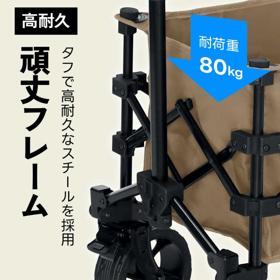 QUICKCAMP（クイックキャンプ） アウトドアワゴン 収納バッグ付き QC