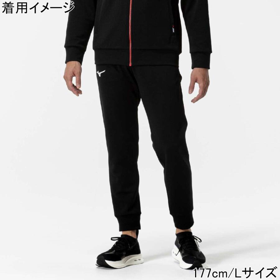 ミズノ MIZUNO N-XT ウォームアップジャケット ポピーレッド 32JCC210 63 ＆ N-XTウォームアップパンツ ブラック 32JDC210 09 上下セット 2025春夏モデル