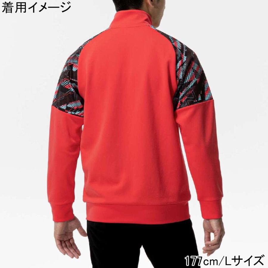 ミズノ MIZUNO N-XT ウォームアップジャケット ポピーレッド 32JCC210 63 ＆ N-XTウォームアップパンツ ブラック 32JDC210 09 上下セット 2025春夏モデル