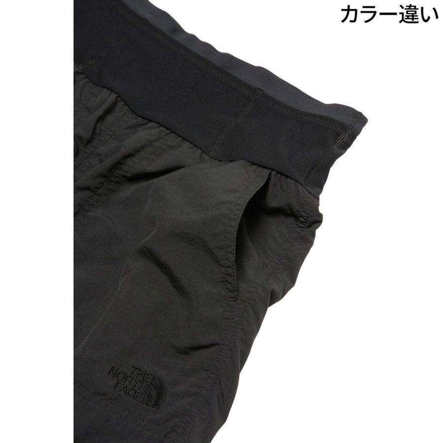 ザ・ノース・フェイス フリーランショーツ NBW22591 FI フォッシルアイボリー レディース 秋冬モデル ランニングウエア ショートパンツ 短パン トレーニングの画像