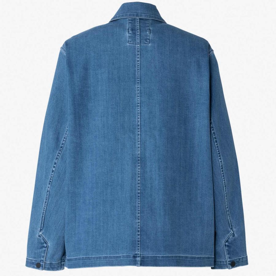ヘリー・ハンセン HELLY HANSEN Updrift（R）ライトデニムジャケット HH12522 B ブルー メンズ レディース 2025春夏モデル デニムジャケット アウターの画像