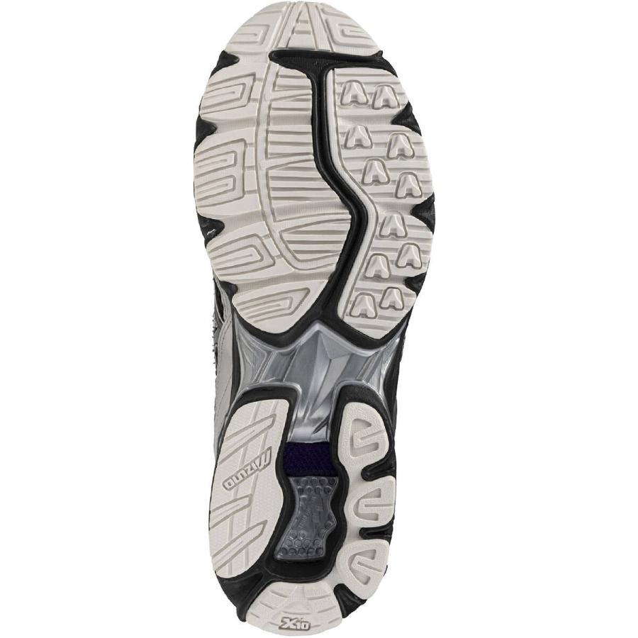 ミズノ MIZUNO ウエーブライダー10 D1GA2506 01 ブラック×ブラック×シルバー メンズ レディース 2025春夏モデル スニーカー 2E相当 カジュアルシューズ_5