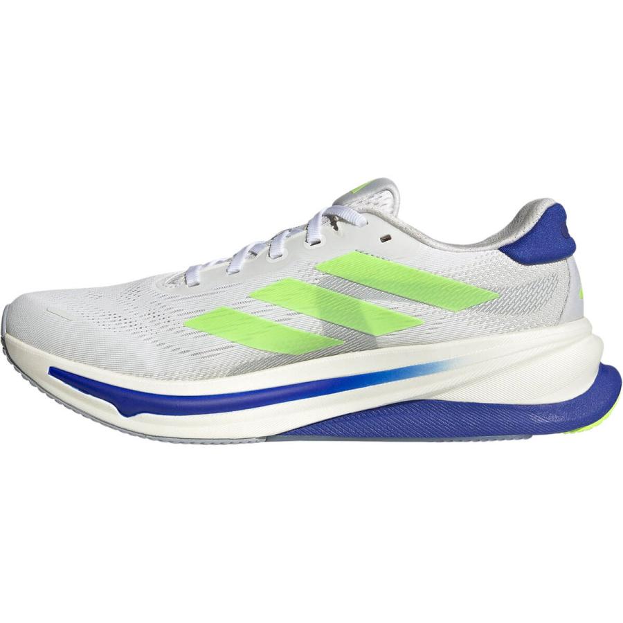 アディダス adidas スーパーノヴァ ソリューション 2.0 ランニング IH2581 ホワイト/レモン/ブルー メンズ ランニングシューズ 陸上 ランキング ウォーキングの画像