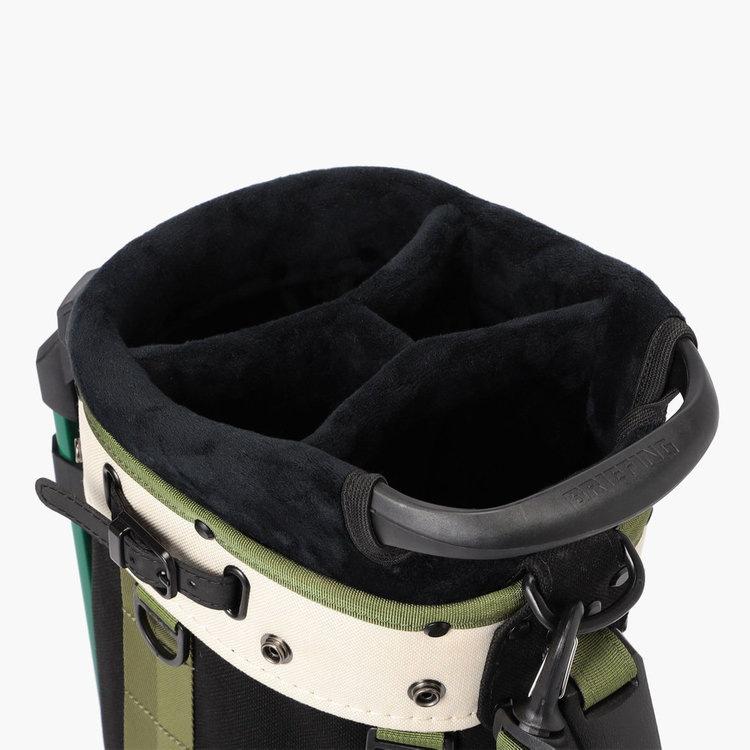 BRIEFING スタンド式ゴルフバッグ ブラック/グリーン BRIEFING GOLF（ブリーフィングゴルフ） 【在庫限り】BRIEFING GOLF