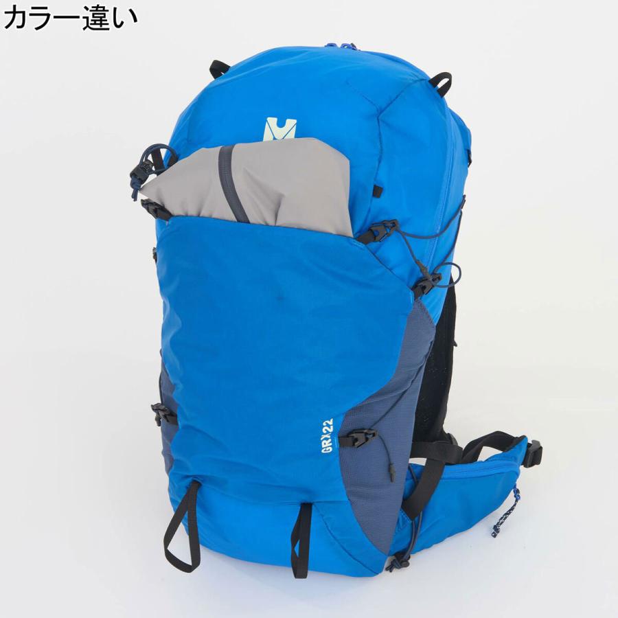 ミレー MILLET GRX 22 MIS01303 BLACK - NOIR ブラックノワール アウトドア リュックサック バックパック ハイキング 耐久性 軽量 通気性 バッグ 鞄 かばん | MILLET | 14