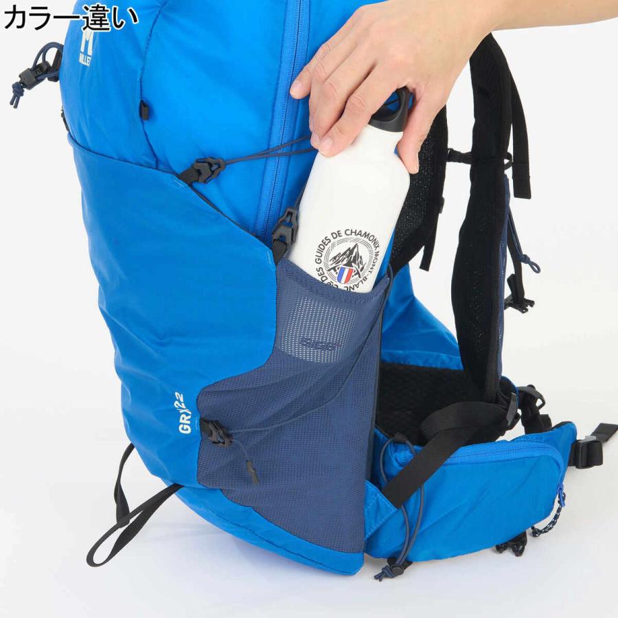 ミレー MILLET GRX 22 MIS01303 BLACK - NOIR ブラックノワール アウトドア リュックサック バックパック ハイキング 耐久性 軽量 通気性 バッグ 鞄 かばん | MILLET | 15