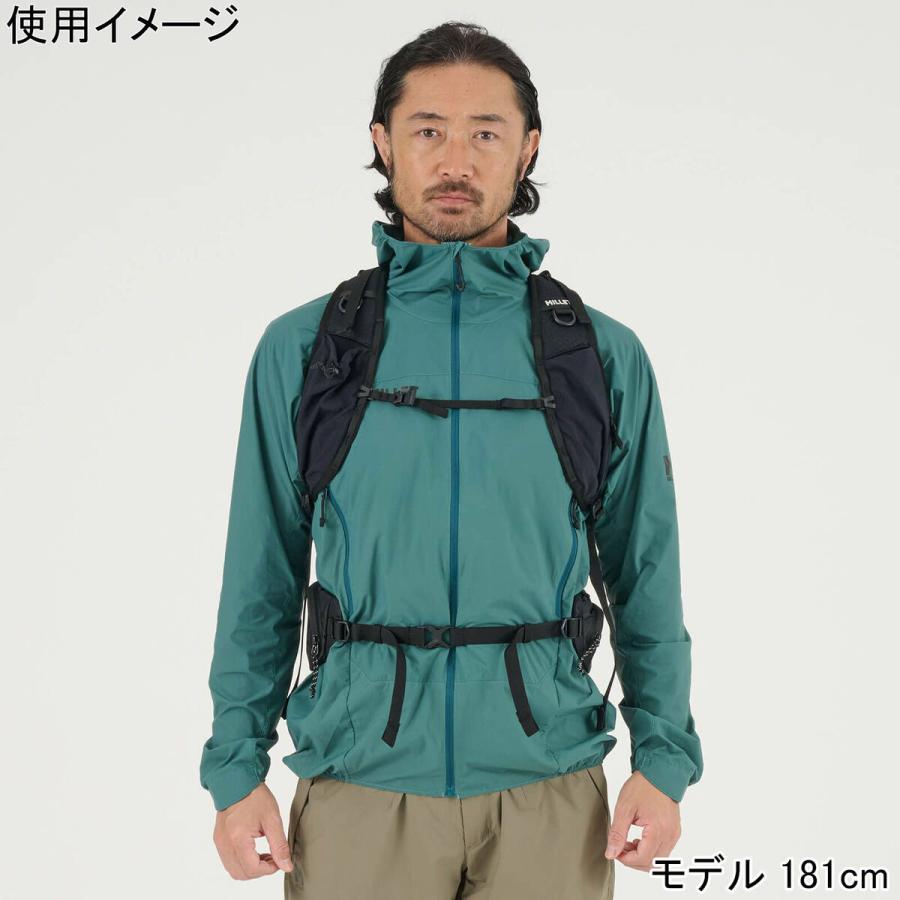 ミレー MILLET GRX 22 MIS01303 BLACK - NOIR ブラックノワール アウトドア リュックサック バックパック ハイキング 耐久性 軽量 通気性 バッグ 鞄 かばん | MILLET | 05