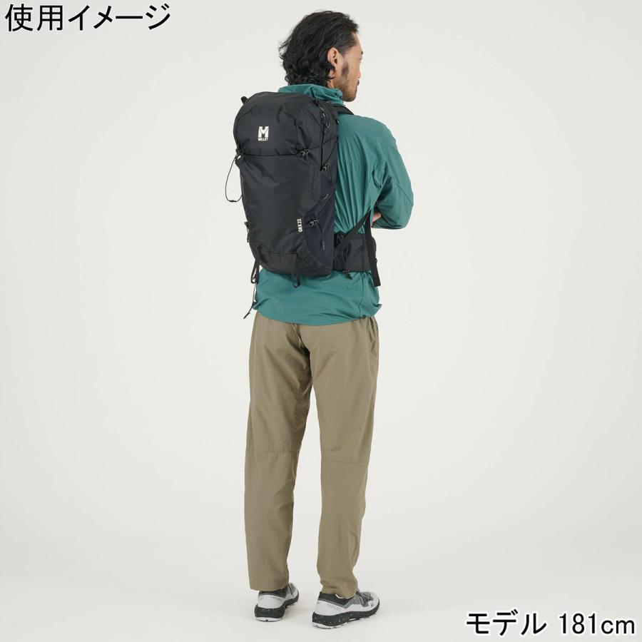 ミレー MILLET GRX 22 MIS01303 BLACK - NOIR ブラックノワール アウトドア リュックサック バックパック ハイキング 耐久性 軽量 通気性 バッグ 鞄 かばん | MILLET | 06