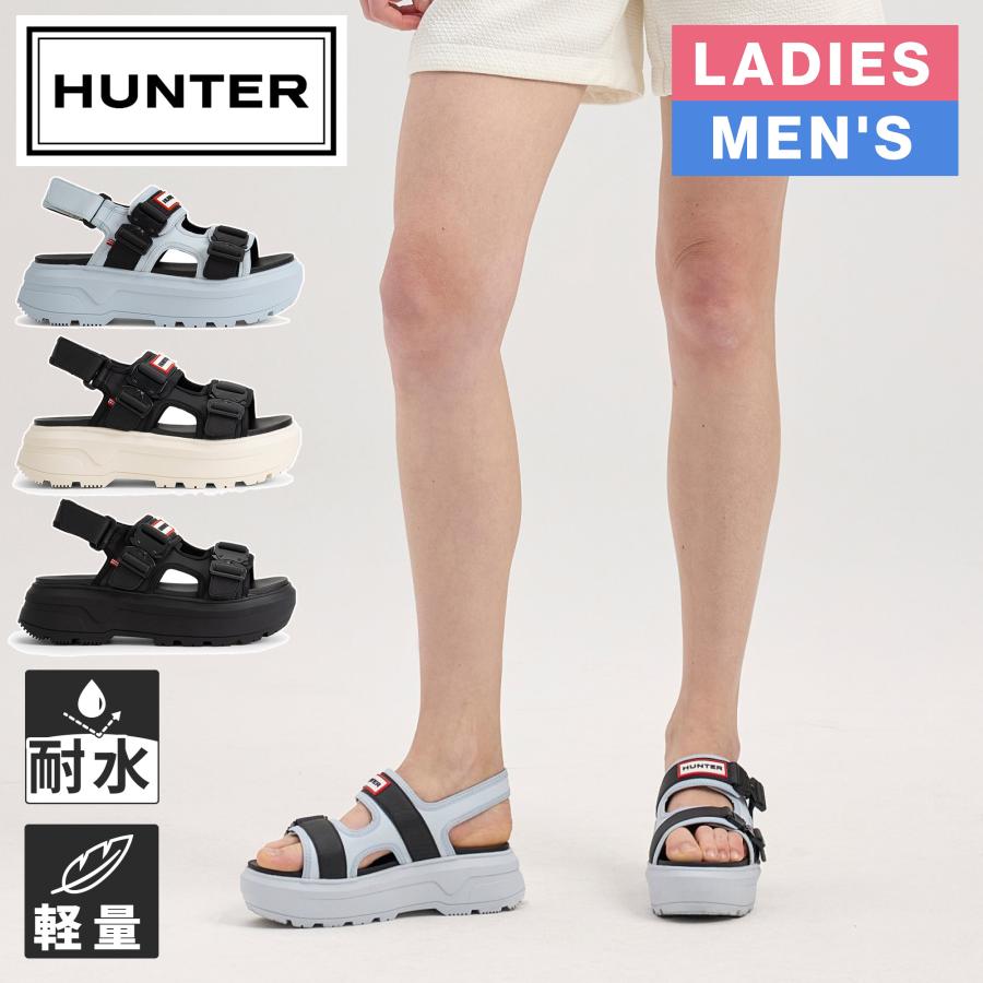 HUNTER（ハンター） シティ リベル ネオ レザー バックル サンダル