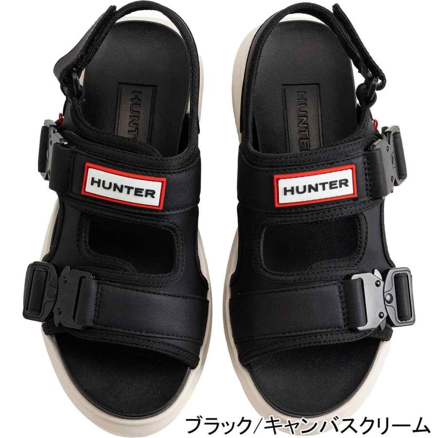 HUNTER（ハンター） シティ リベル ネオ レザー バックル サンダル