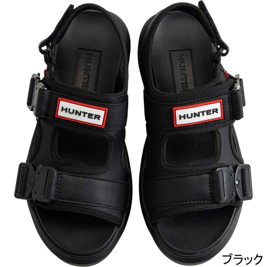 HUNTER（ハンター） シティ リベル ネオ レザー バックル サンダル