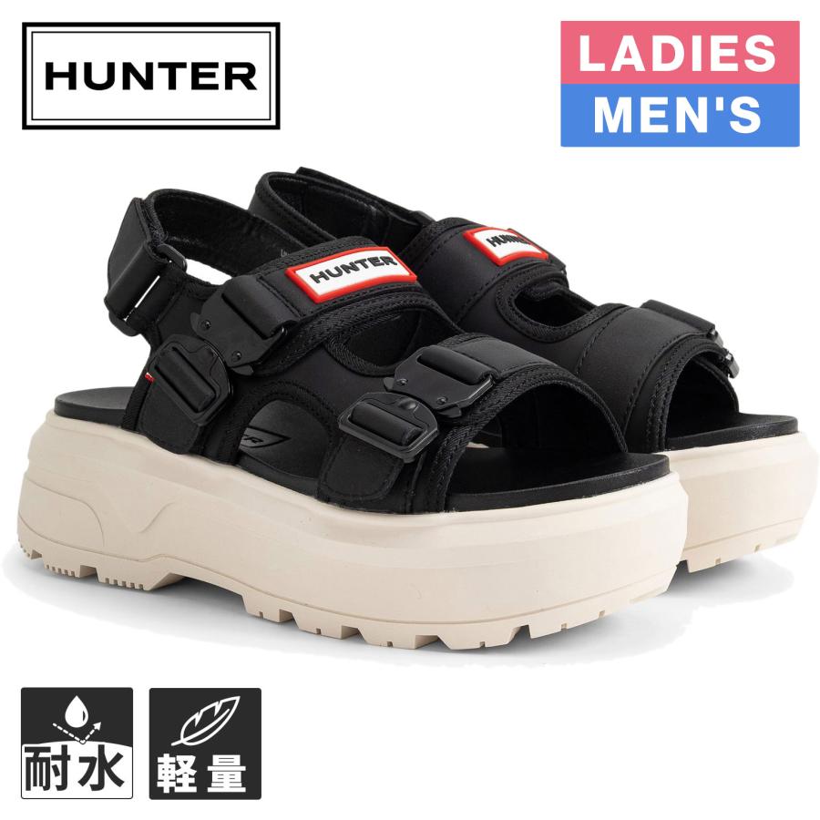 HUNTER（ハンター） シティ リベル ネオ レザー バックル サンダル