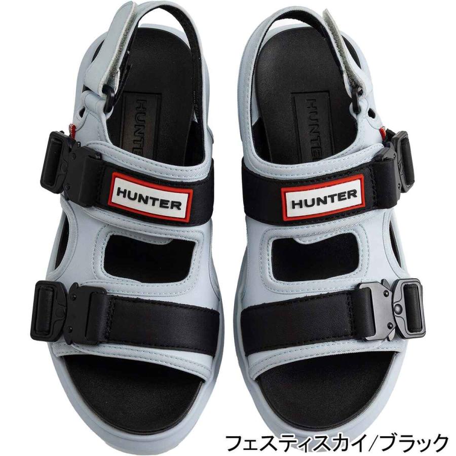 HUNTER（ハンター） シティ リベル ネオ レザー バックル サンダル