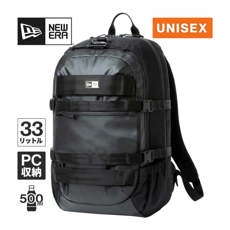 New Era スケートボード用リュック 黒 NEW ERA（ニューエラ） スケートボード アーバンパック 14521312 BLACK