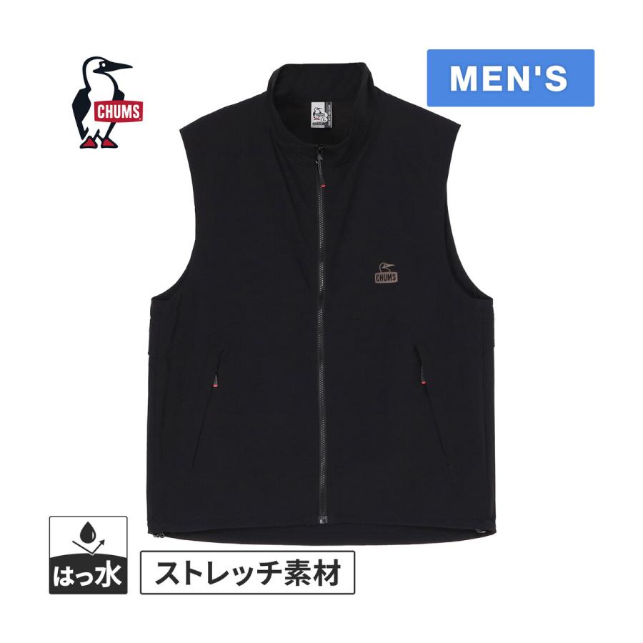 チャムス(CHUMS)エアトレイル ストレッチ チャムス ベスト CH04-1449-K001(Men’s) CHUMS（チャムス） エアトレイルストレッチ ベスト CH04-1449 K001