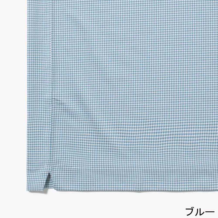 ラコステ LACOSTE マイクロチェックポロシャツ PH6364-99 メンズ 半袖 ポロシャツ トップス ボタンダウン 衿 襟 消臭 速乾 UVカット カジュアル ウェアの画像
