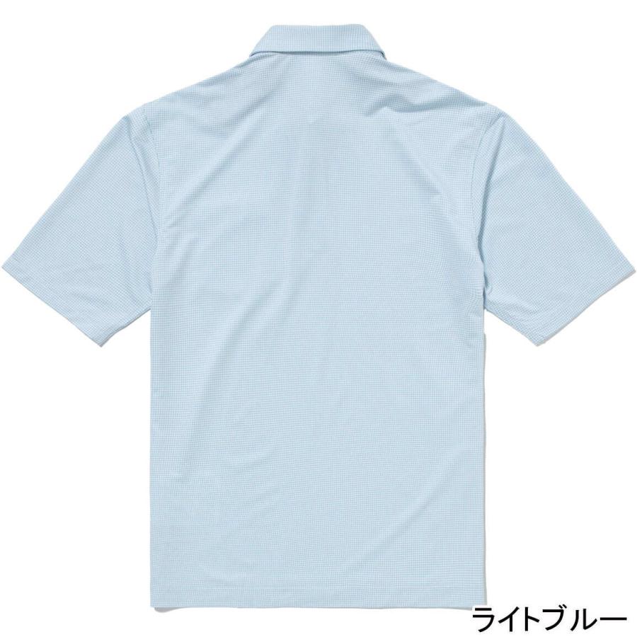 ラコステ LACOSTE マイクロチェックポロシャツ PH6364-99 メンズ 半袖 ポロシャツ トップス ボタンダウン 衿 襟 消臭 速乾 UVカット カジュアル ウェアの画像