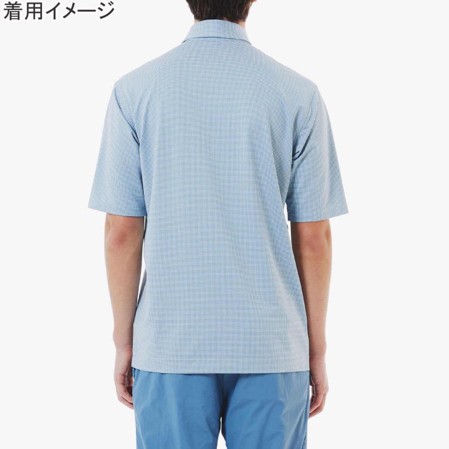 ラコステ LACOSTE マイクロチェックポロシャツ PH6364-99 メンズ 半袖 ポロシャツ トップス ボタンダウン 衿 襟 消臭 速乾 UVカット カジュアル ウェアの画像