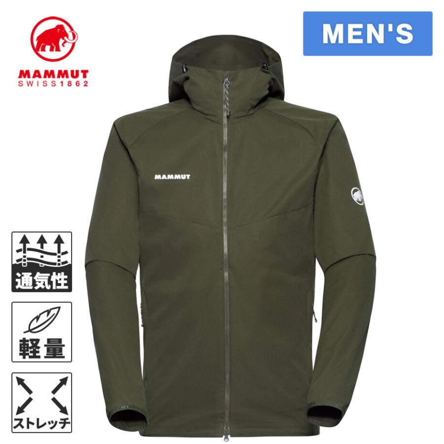 MAMMUT（マムート） グラナイト ソフトシェル フーデッド ジャケット 