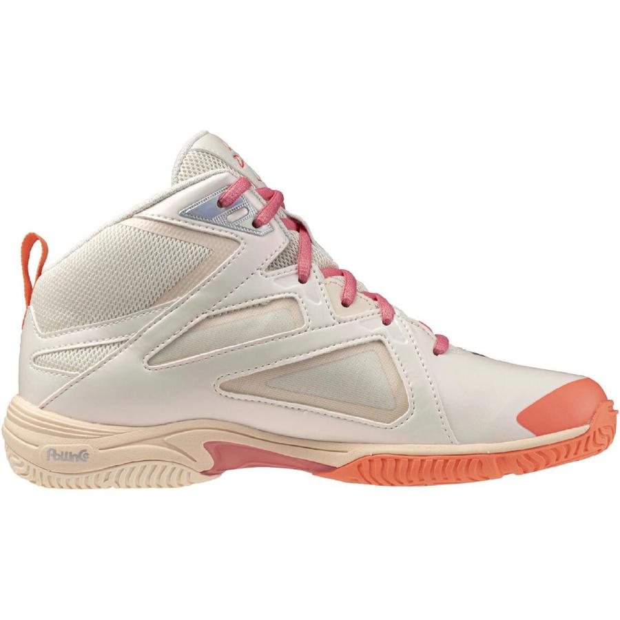 ミズノ MIZUNO ウエーブダイバース LG 5 Ltd 31GF2575 01 ベージュ×シルバー×オレンジ メンズ レディース 2025モデル エアロビクス ダンス エクササイズの画像