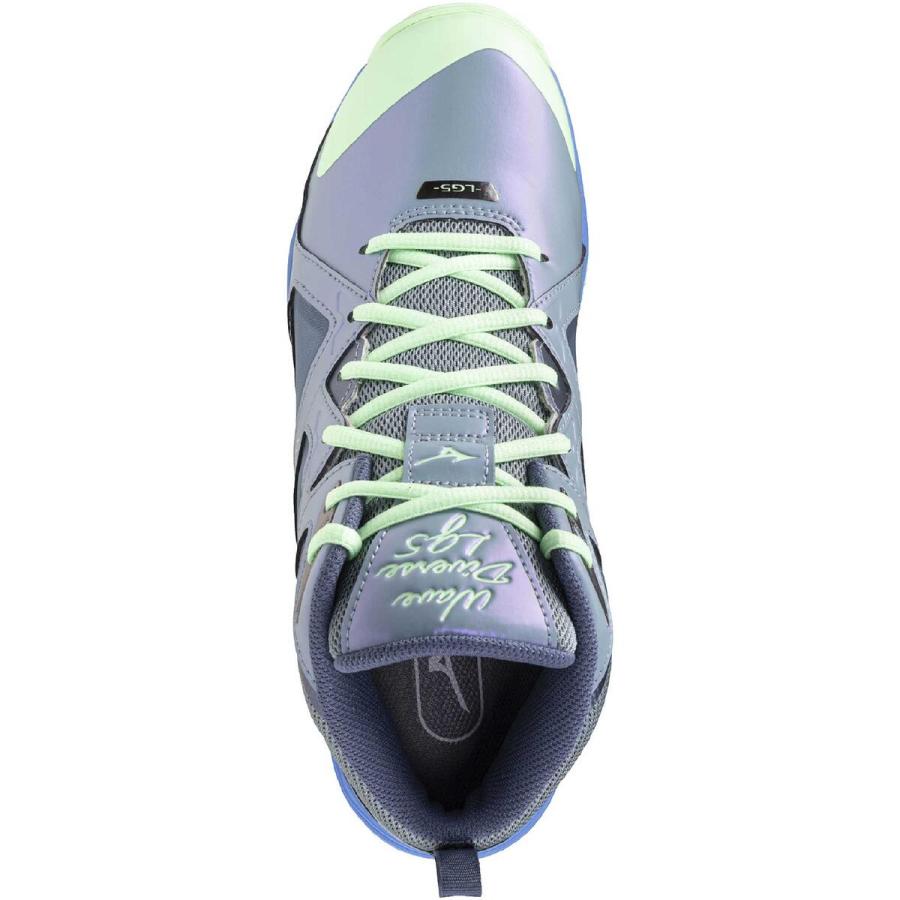ミズノ MIZUNO ウエーブダイバース LG 5 Ltd 31GF2575 02 ブルー×グレー×グリーン メンズ レディース 2025モデル エアロビクス ダンス エクササイズの画像