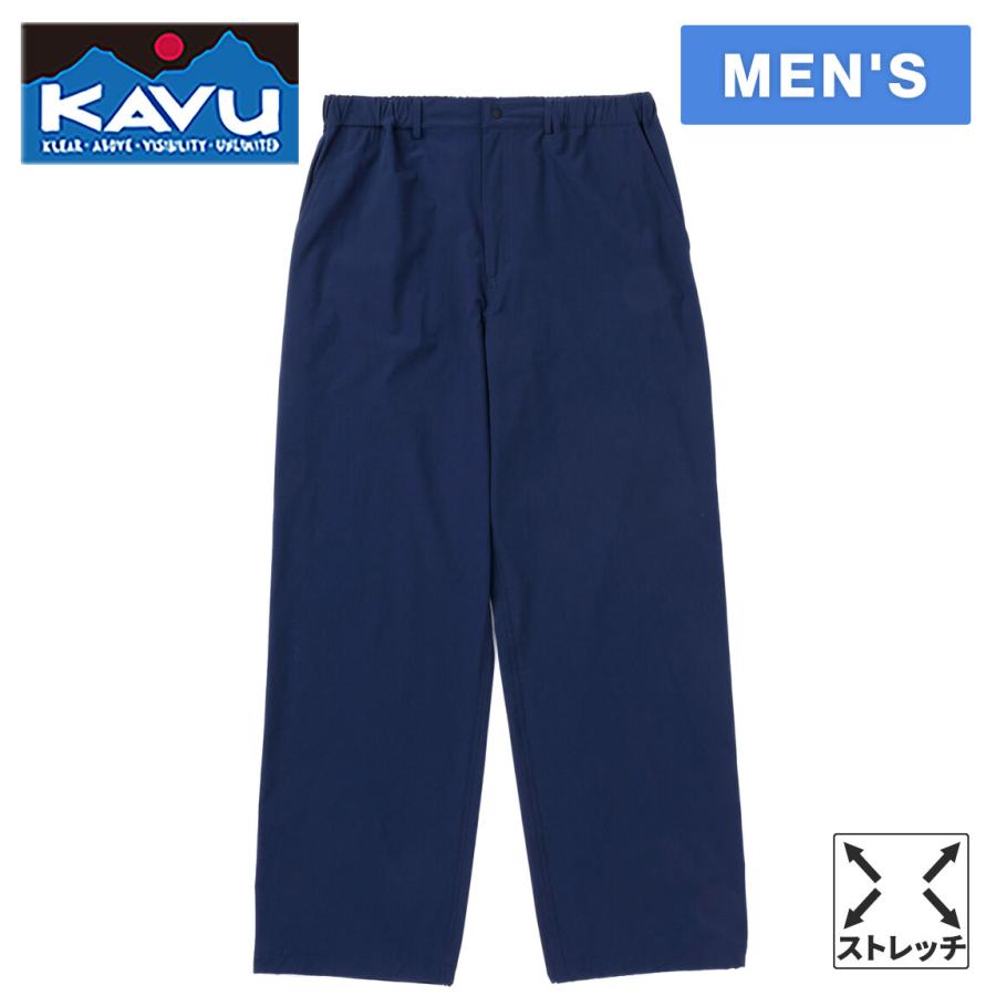 カブー KAVU ベルビューパンツ メンズ ボトムス 長ズボン リラックスパンツ ストレッチナイロン イージーパンツ ジャパンフィット キャンプ アウトドアの画像