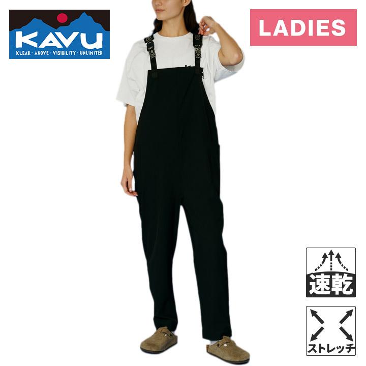 KAVU サロペット サンブラス ブラック Mサイズ 新品 KAVU（カブー） サンブラス レディース オーバーオール サロペット